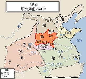 战国七雄地图古今对照图（战国七雄全地图详解）